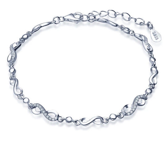 Adjustable 925 Sterling Silver Bracelet